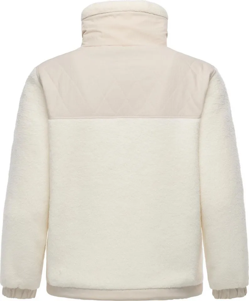 ragwear ragwear Plüschjacke Arctika II Flauschige Jacke aus Teddyfleece, Beige|braun, – Produktbild 4 von 4