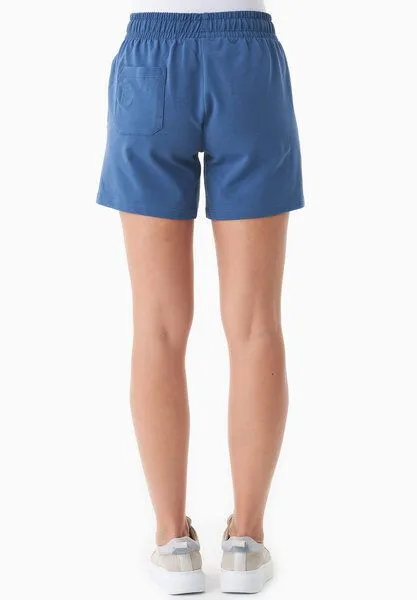 ORGANICATION ORGANICATION SABBRINA | Leichte Sweatshorts aus Bio-Baumwolle, Light navy, – Produktbild 4 von 4