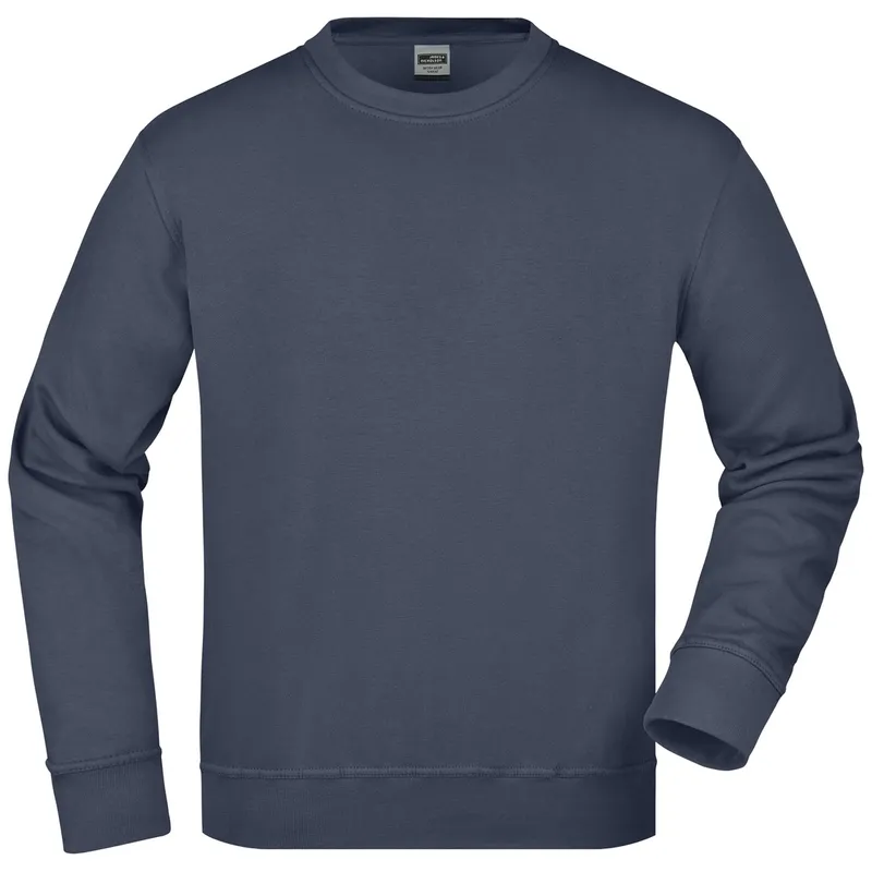 James & Nicholson James & Nicholson Klassisches Rundhals-Sweatshirt JN840, Navy, – Produktbild 1 von 1