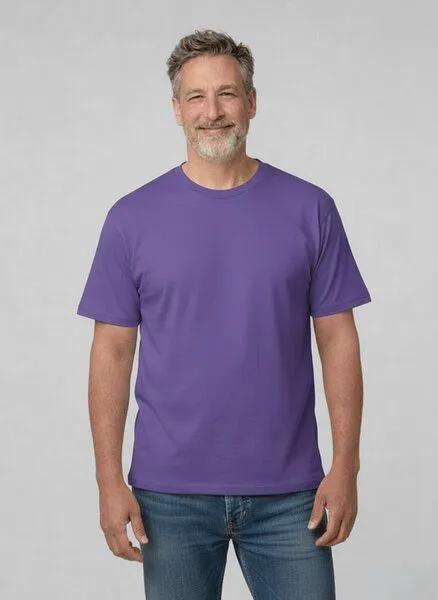 UNIPOLAR UNIPOLAR Basic T-Shirt Modell: Creative, Purple love (lila), – Produktbild 1 von 1