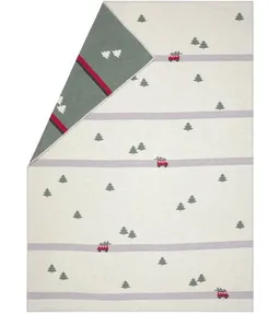 david fussenegger David Fussenegger SYLT Flanelldecke “Auto mit Tanne” 200 x 140 cm aus Recyclingbaumwolle – Produktbild 1 von 1