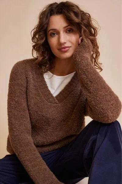 LANA Organic LANA Organic Wollpullover, Modell Jana, Toffee, – Produktbild 2 von 4