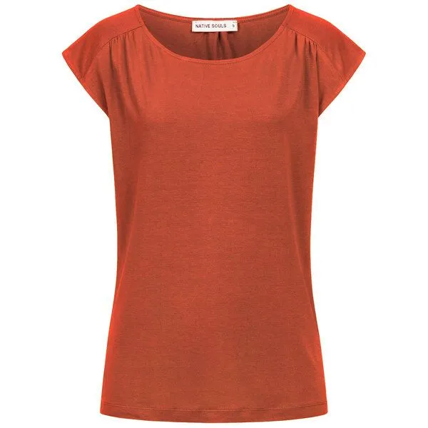 NATIVE SOULS NATIVE SOULS Lyocell Sleeveless Shirt Damen, Burned orange, – Produktbild 1 von 1