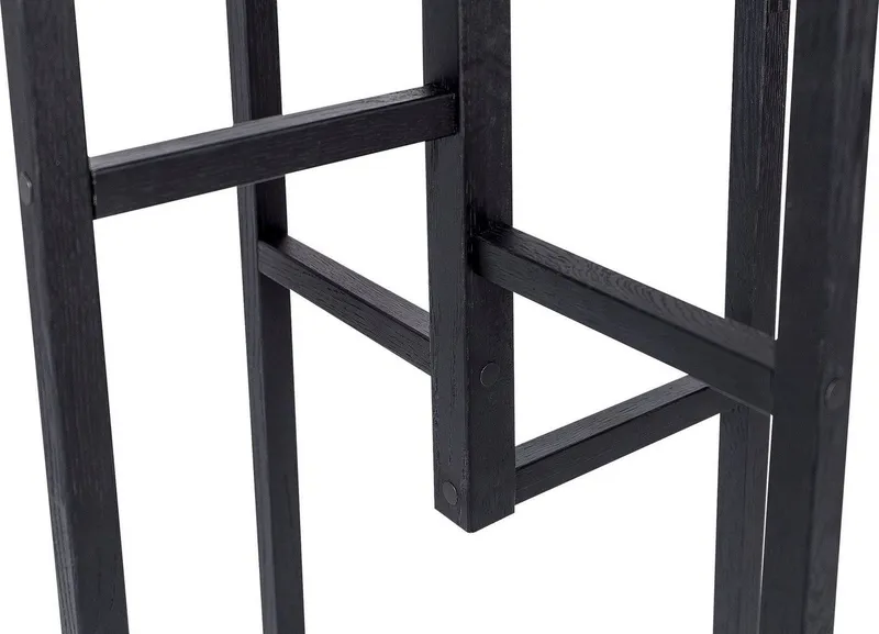 Woodman Garderobenständer Eigen, Kleiderständer, Dielenmöbel, (Made in Europe), im skandinavian Design, aus keilverzinkter massiver Buche, FSC®, Schwarz, – Produktbild 5 von 5