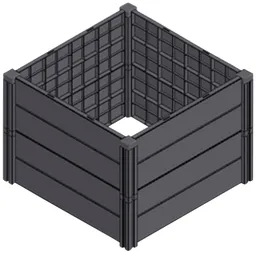 KHW KHW Hochbeet Demeter M, BxTxH: 82x82x61 cm, 336 Liter – Produktbild 1 von 1