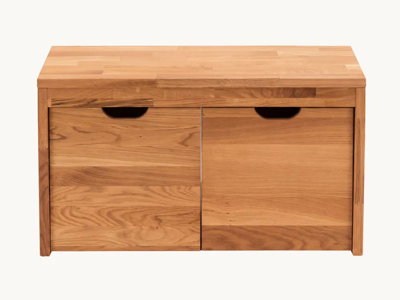 allnatura Garderobenbank "Tenero" | 82 cm, Kernbuche, – Produktbild 1 von 2