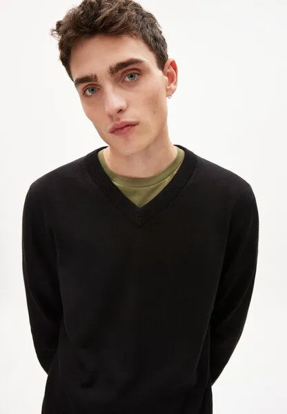 ARMEDANGELS ARMEDANGELS MAANES - Herren Pullover Regular Fit aus Bio-Baumwoll Mix, Mid grey melange, – Produktbild 1 von 1