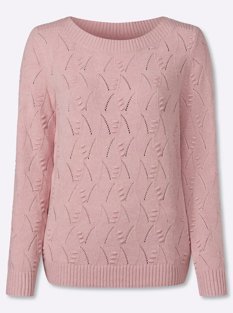Witt Langarm-Pullover, Hortensie-puder-meliert, – Produktbild 1 von 2