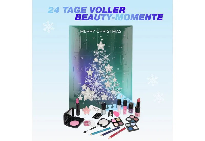 ZMILE COSMETICS Kosmetik-Adventskalender Beauty Adventskalender Crystal Teal Time – Produktbild 1 von 4