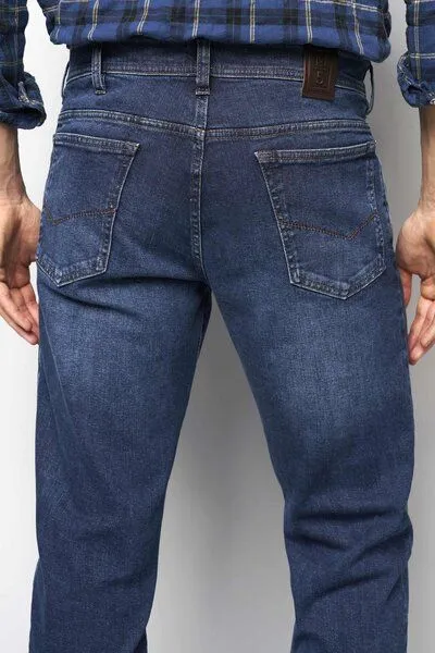 M 5 BY MEYER M 5 BY MEYER Authentic Denim Jeans, Blau (stone blue), – Produktbild 8 von 8