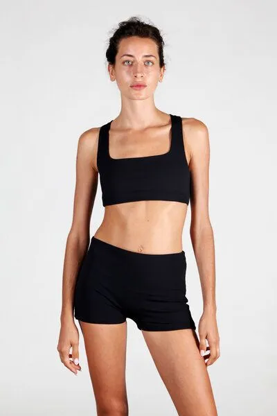 RENDL RENDL Top No.1 - Bikini Top mit breiten, überkreuzten Trägern, Schwarz, – Produktbild 2 von 4