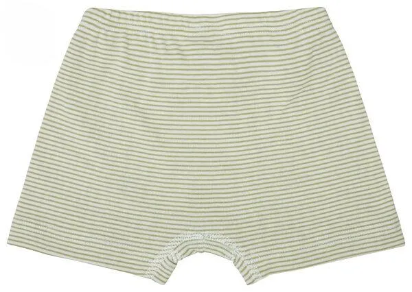 loud + proud loud + proud Babys & Kinder Doppelpack Boxer aus Feinripp, GOTS-zertifiziert, Moos(grün), – Produktbild 3 von 3