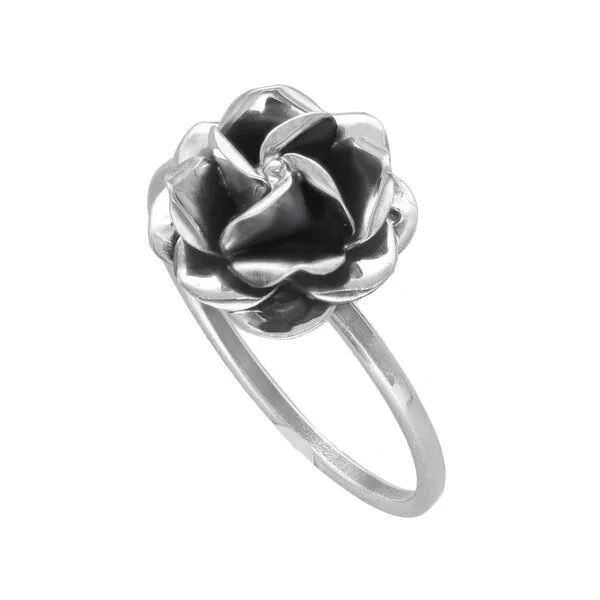 pakilia pakilia Silber Ring Rosenblüte Fair-Trade und handmade, Silver, – Produktbild 6 von 8