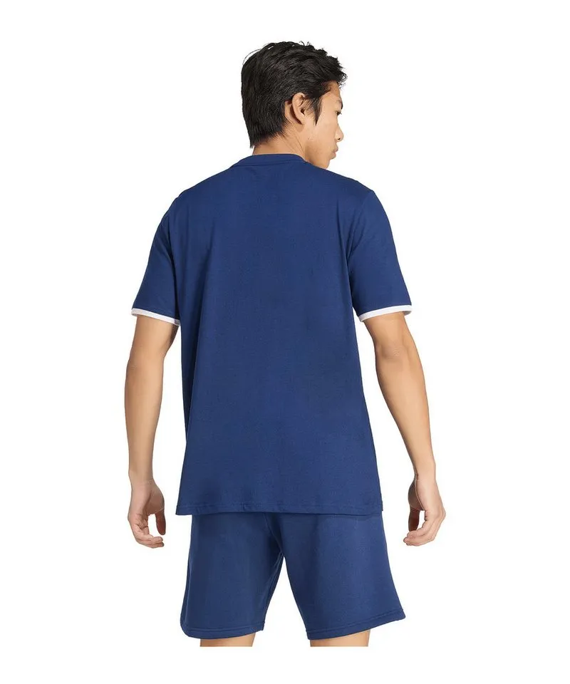 adidas Performance adidas Performance T-Shirt adidas Performance Entrada 26 T-Shirt Weiß Baumwolle, Blau, – Produktbild 2 von 3