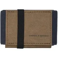 ANDERS & KOMISCH ANDERS & KOMISCH Mini Portemonnaie mit Münzfach A&K MINI CLASSIC - Slim Wallet Braun, Grau, – Produktbild 1 von 1