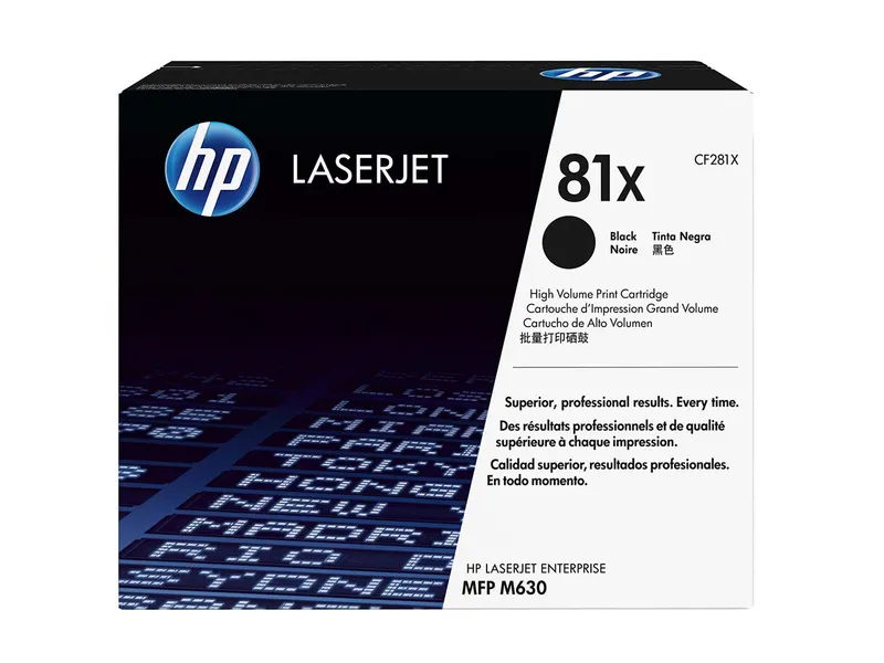 Hewlett Packard hp Druckkassette CF281X, Nr. 81X schwarz – Produktbild 1 von 1