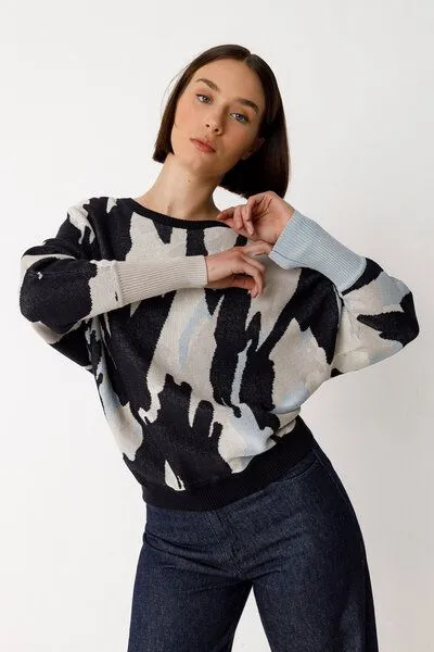 SKFK SKFK Strickpullover DARE, Multicolour, – Produktbild 2 von 4