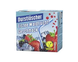 DURSTLOESCHER Tee, Durstlöscher Eistee Waldfrucht Geschmack Erfrischungsgetränk 500ml – Produktbild 1 von 1