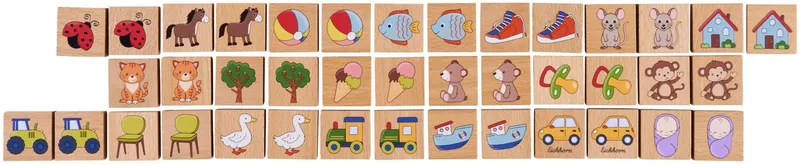 eichhorn eichhorn Spiel Memo Spiel aus Holz, Bunt, – Produktbild 5 von 5