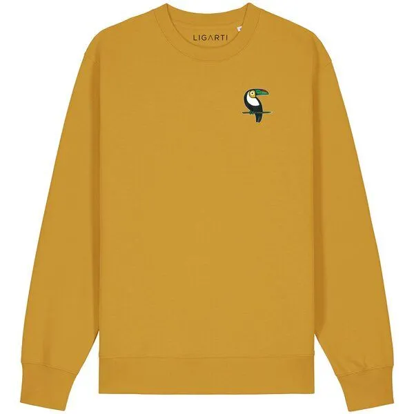 LIGARTI Pullover – Tukan – LIGARTI Tiermanufaktur, Senfgelb, – Produktbild 1 von 3