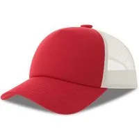 Atlantis Headwear Atlantis Headwear Damen / Herren Trucker Cap Cappy Kappe mehrfarbig Basecap, Rot, – Produktbild 1 von 1