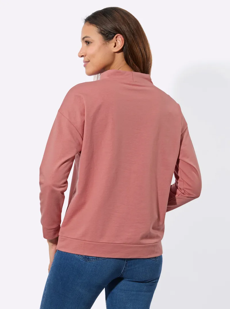 Witt Sweatshirt rosenholz, Rosenholz, – Produktbild 1 von 2
