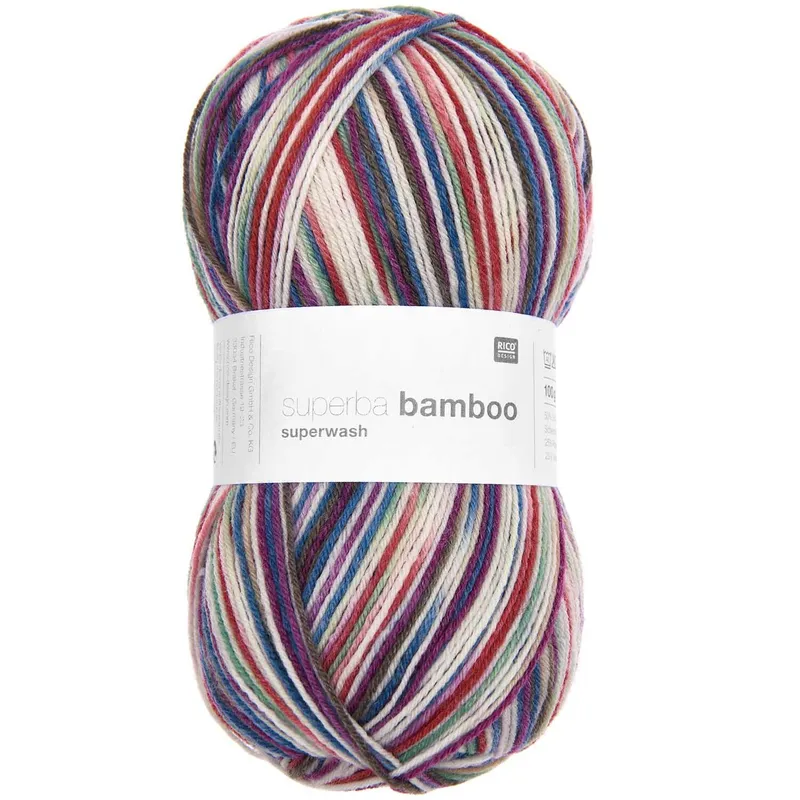 Rico Design Rico Design Superba Bamboo superwash Rot-Mint, Rot-mint, – Produktbild 1 von 1