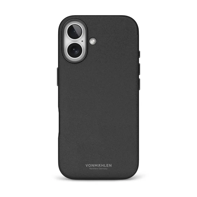 VONMÄHLEN Vonmählen Vegan Leder Case für iPhone 17 Schwarz iPhone 17 Lederimitat – Produktbild 1 von 1