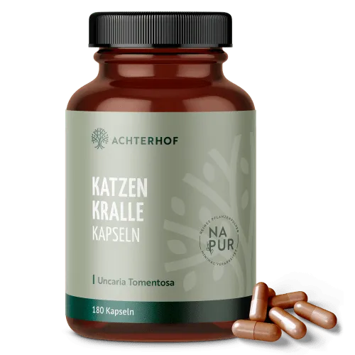 vom Achterhof Katzenkralle Kapseln (Uncaria tomentosa) (180 Kapseln) – Produktbild 1 von 1