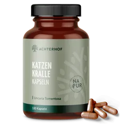 vom Achterhof Katzenkralle Kapseln (Uncaria tomentosa) (180 Kapseln) – Produktbild 1 von 1