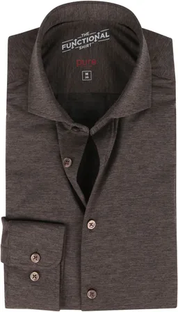 Pure Pure H.Tico The Functional Shirt Braun - Größe 38 (S) (S) – Produktbild 1 von 1