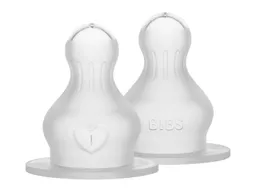BIBS BIBS Flaschensauger aus Silikon 2er-Pack Langsamer Fluss (0+ Monate) – Produktbild 1 von 1