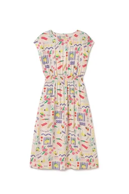 TWOTHIRDS TWOTHIRDS Damen vegan Kleid Biodola Chiringuito Druck – Produktbild 1 von 1