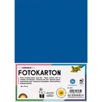 folia folia Fotokarton, 300 g/m², 50 x 70 cm, 10 Bogen, königsblau – Produktbild 1 von 1