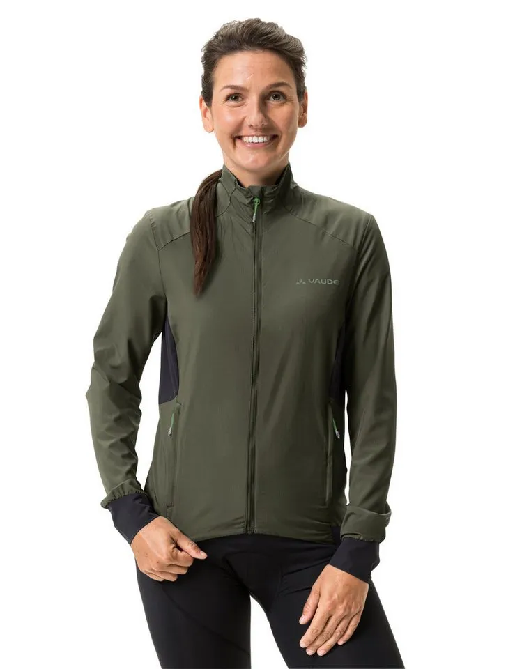 Vaude Vaude Fahrradjacke besonders geringes Gewicht, kleines Packmaß, winddicht, atmungsaktiv, Grün, – Produktbild 1 von 5