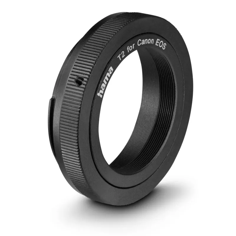 Hama Hama Objektiv-Adapter mit T2 Anschluss für Canon EOS EF-Mount-Kameras – Produktbild 2 von 5