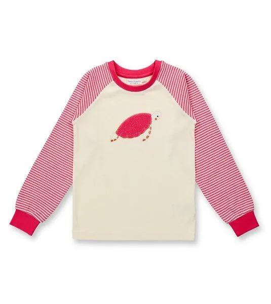 Sense Organics & friends in cooperation with GARY MASH Sense Organics & friends in cooperation with GARY MASH Kinder Schlafanzug mit Motiv aus Biobaumwolle, Schildkröten-motiv (rosa), – Produktbild 2 von 3