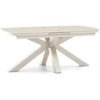 Gartentisch "Torino" B180/220 x T 100 x H 76 cm, ausz. Sinterstein, Aluminium, sand – Produktbild 1 von 1