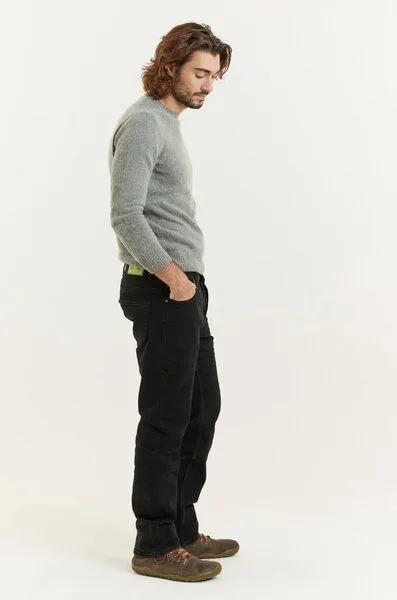 Flax and Loom Flax and Loom Regular Fit Jeans Satch, Raven (schwarz), – Produktbild 4 von 6