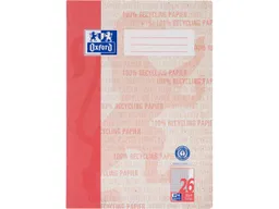 OXFORD OXFORD Recycling-Schulheft A4, 16 Blatt, Lineatur 26 (kariert, weißer Rand rechts) 90 g/m² – Produktbild 1 von 1