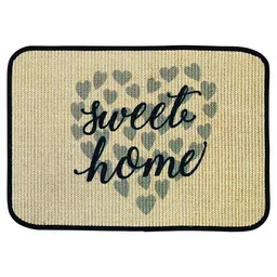 4betterdays 4betterdays Fußmatte | 'sweet home' mit Herz | 45 x 75 cm | Sisal | Naturlatex – Produktbild 1 von 1