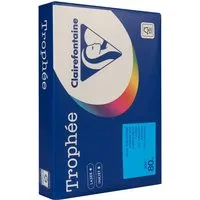 Clairefontaine 500 Blatt Clairfontaine Farbiges Kopierpapier "Trophee" 80 g/m², DIN A4, karibikblau – Produktbild 1 von 1