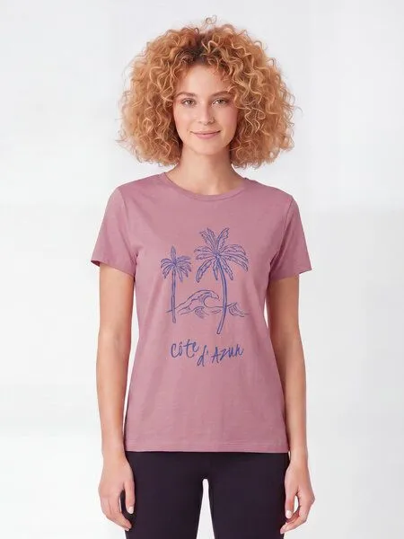 watapparel watapparel T-Shirt Frauen Cote d Azur, Blue, – Produktbild 2 von 2