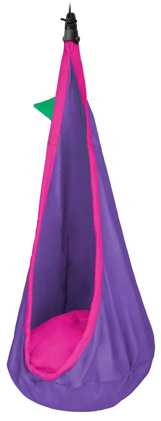 La Siesta LA SIESTA Kinder-Hängehöhle Joki 4-tlg. Ø 70 cm Textil Lilly, Lila, – Produktbild 2 von 5