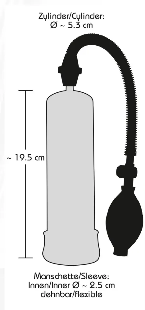 BANG BANG Penispumpe „Bang Bang“, Transparent, – Produktbild 5 von 5