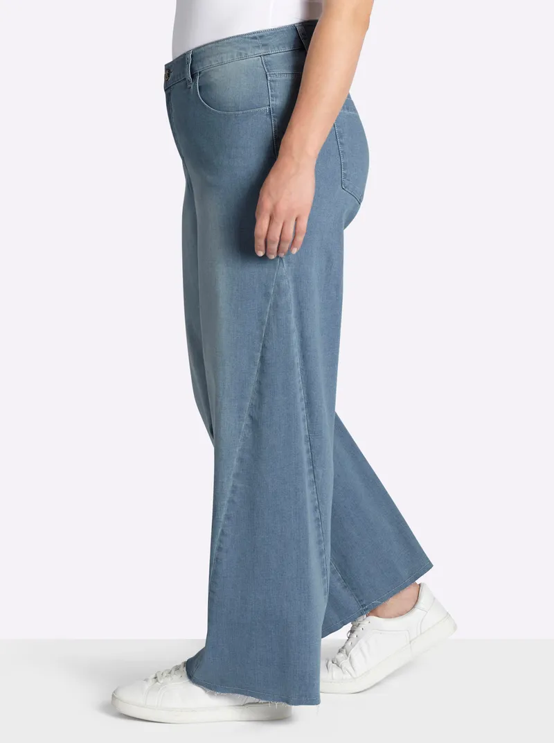 sheego Jeans blue-bleached, Blue-bleached, – Produktbild 2 von 2