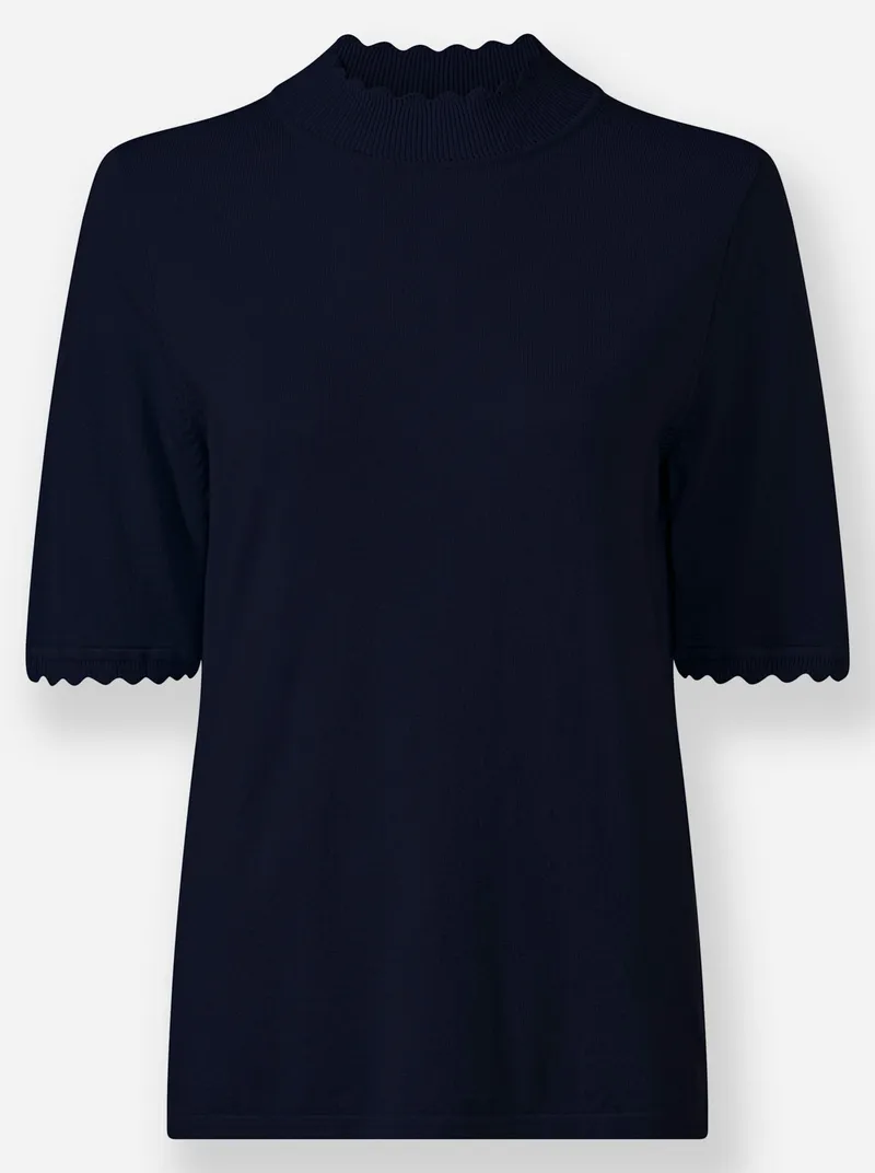 Witt Kurzarmpullover, Marine, – Produktbild 1 von 2