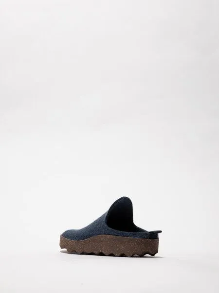 ASPORTUGUESAS ASPORTUGUESAS Filz Pantolette Come Herren, Blue, – Produktbild 3 von 4