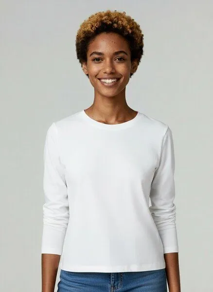 UNIPOLAR UNIPOLAR Basic Longsleeve Modell: Music Longsleeve, White, – Produktbild 1 von 2