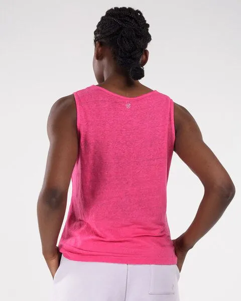 Alma & Lovis Alma & Lovis Leinentop aus Leinen-Jersey | Linen Top, Pink, – Produktbild 4 von 4
